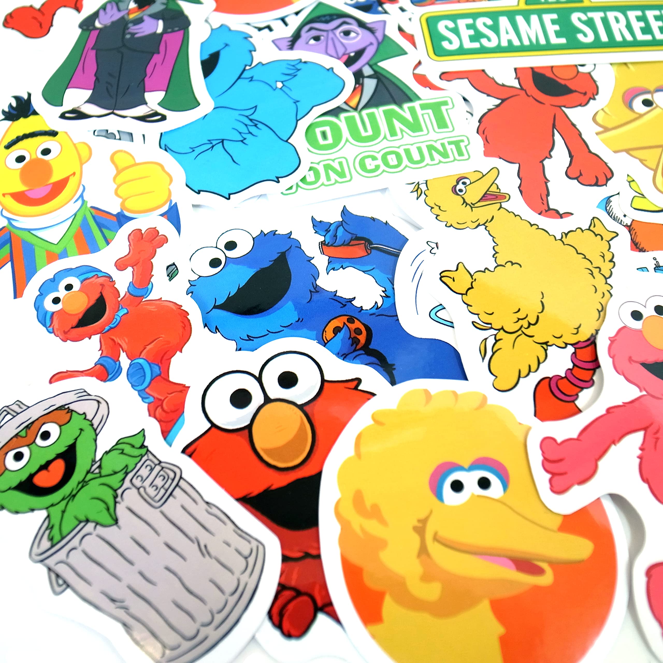 Amazon.co.jp: セサミストリート ステッカー 55枚セット PVC 防水